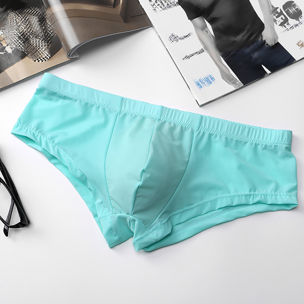 Pouch Boxer Pouch - Ice Silk Underwear Lingerie Boxer Briefs