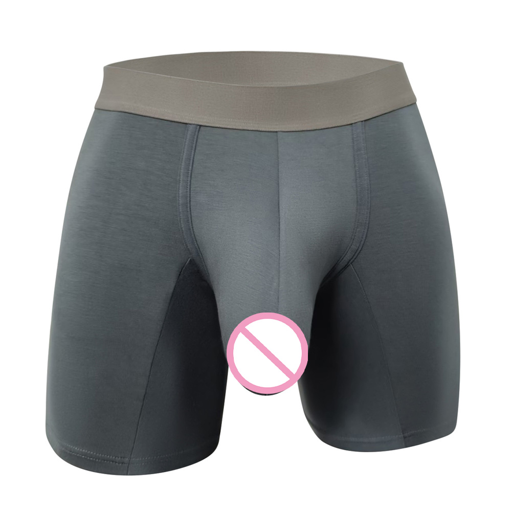 Long Leg Trunk Men - Men Modal Boxer Shorts Long Leg