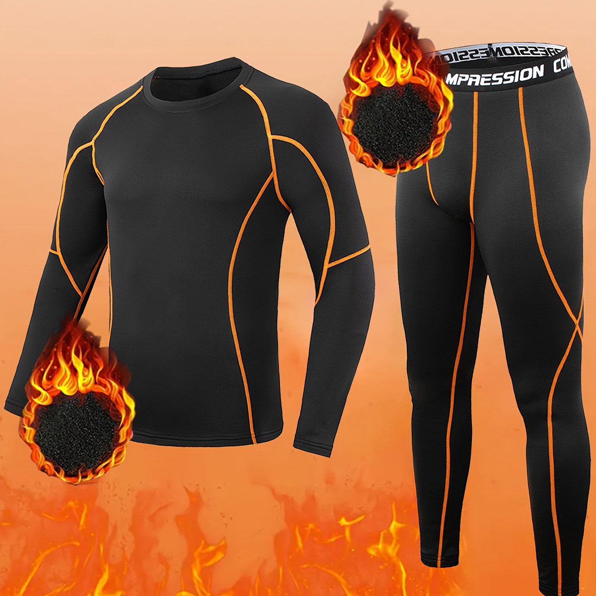 Winter Mens Fleece Athletic 2  - Compression Long Pant recension och pris