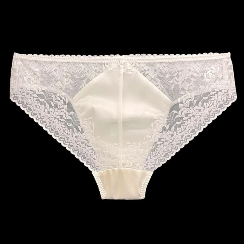 Sexy Men's Silk Lace Sheer Bri - Pouch Boxer Pouch recension och pris