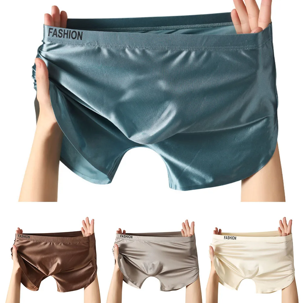 Men's Ice Silk Seamless Boxers - Pouch Boxer Pouch recension och pris