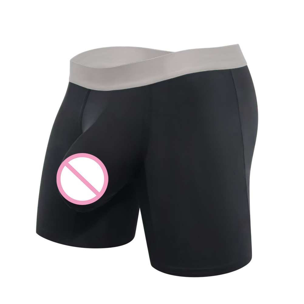Men Modal Boxer Shorts Long Le - Long Leg Trunk Men recension och pris